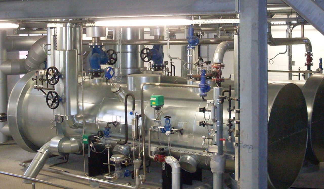 BHKW Modul in der UNIFERM Hefe-Fabrik